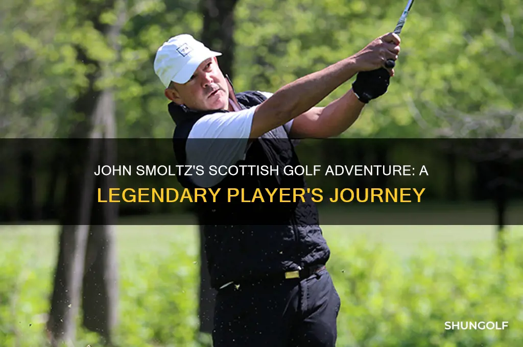 did john smoltz playing golf in scotland