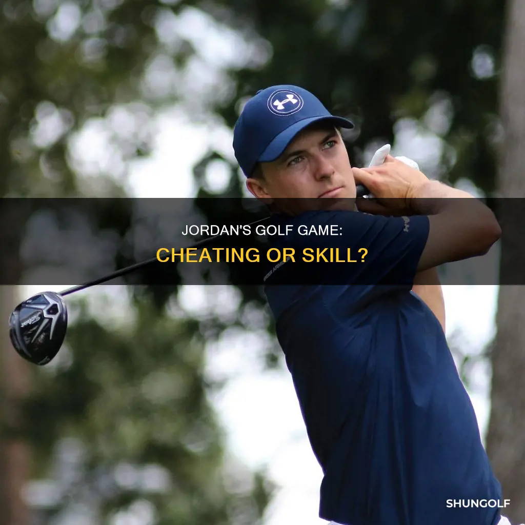 did jordan cheat in golf