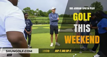 Jordan Spieth's Weekend Golf: Did He Tee Off?