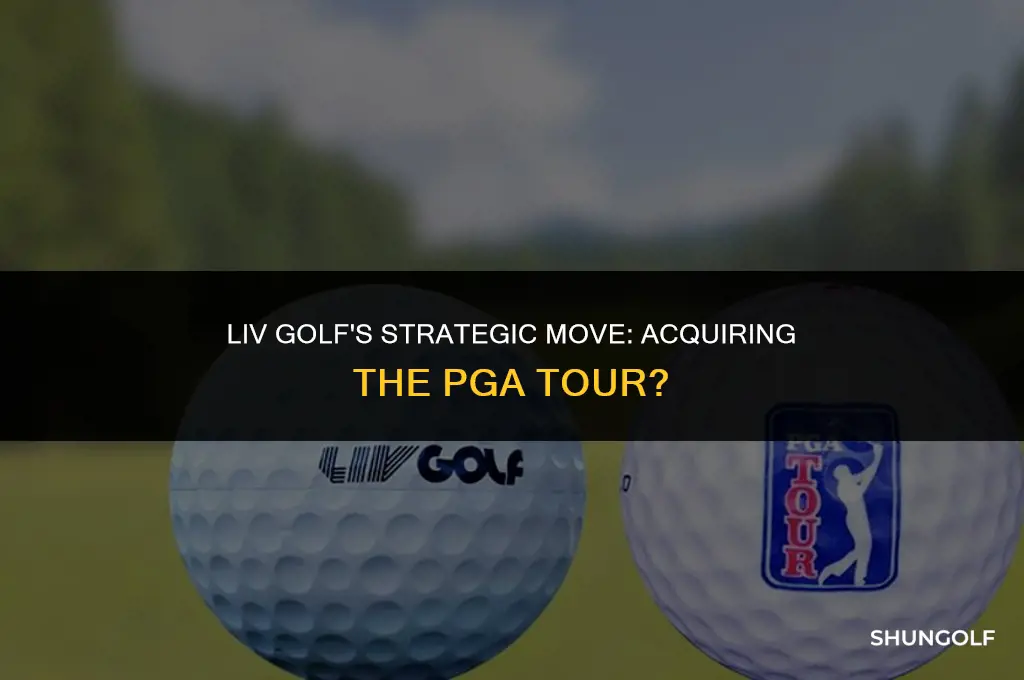 did liv golf buy the pga
