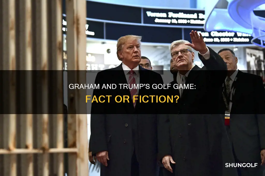 did lyndsay graham play golf with trump