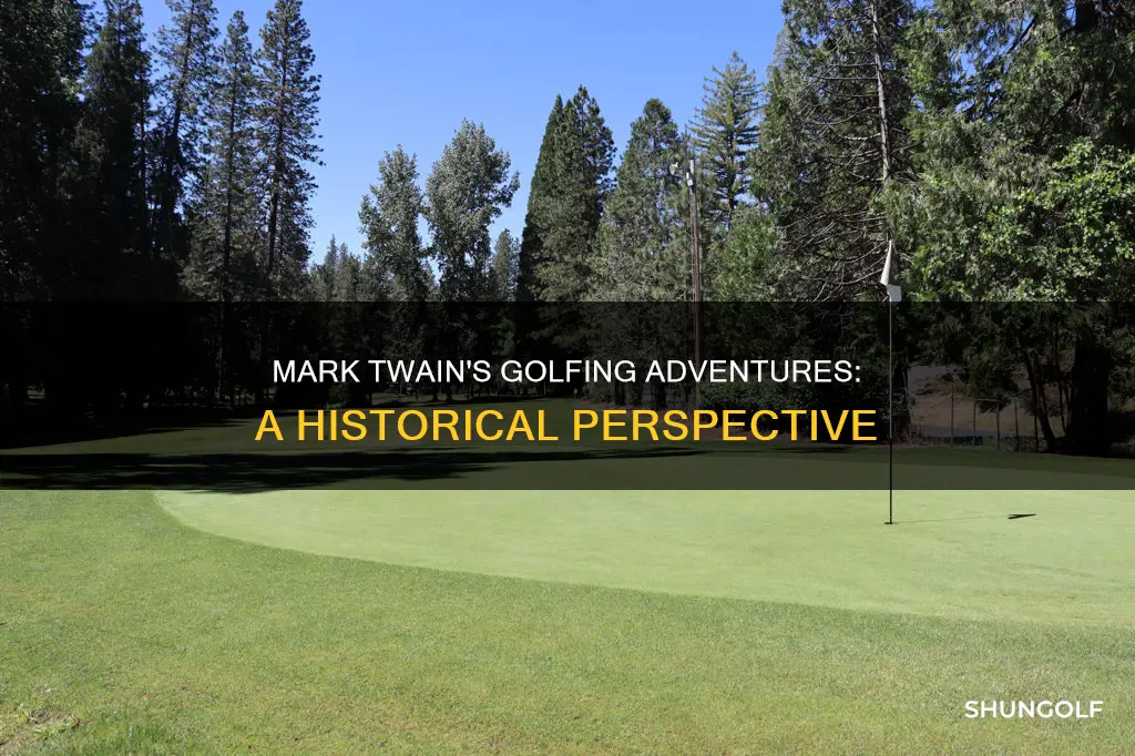 did mark twain golf
