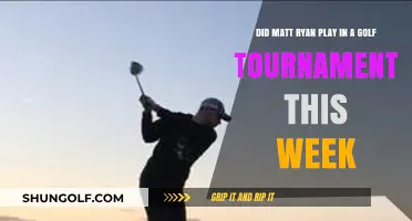 Matt Ryan's Golf Appearance: Did He Compete This Week?
