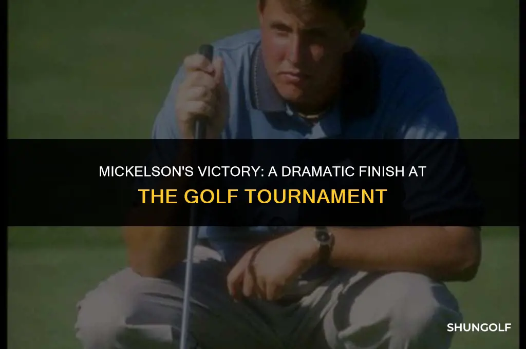 did mickelson win the golf tournament