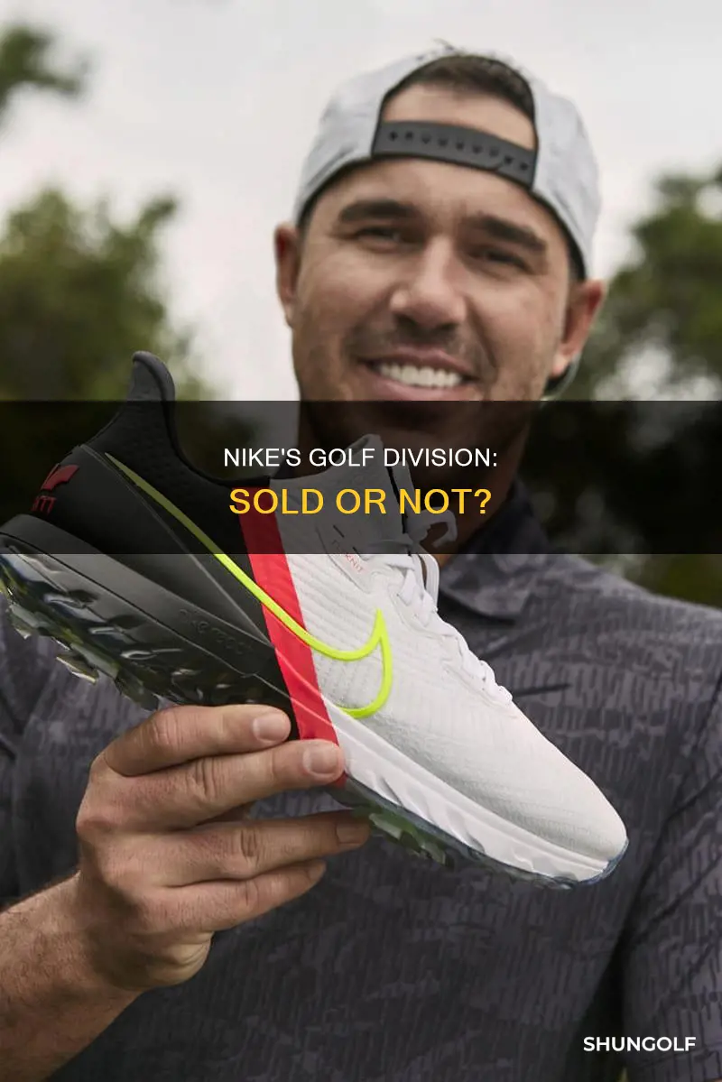 did nike sell its golf divison