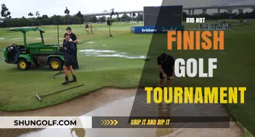 Unfinished Business: The Intrigue of an Abandoned Golf Tournament