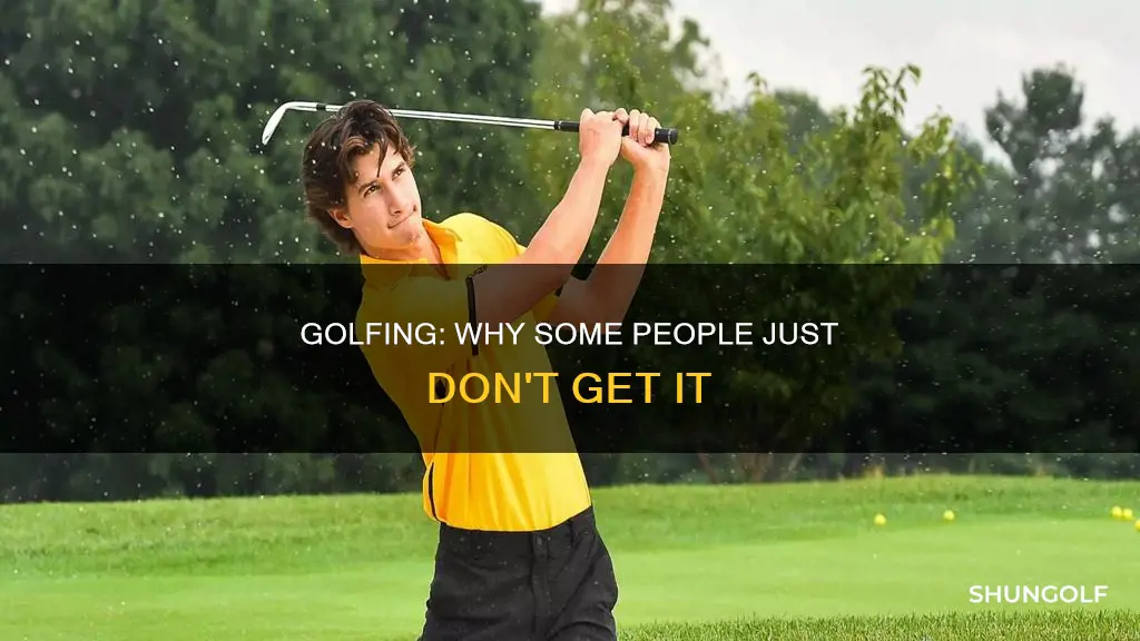 did not golf failed to golf