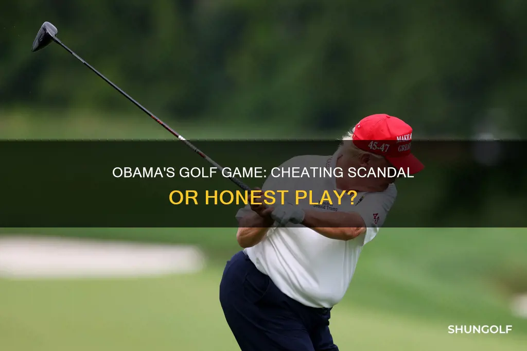 did obama cheat at golf