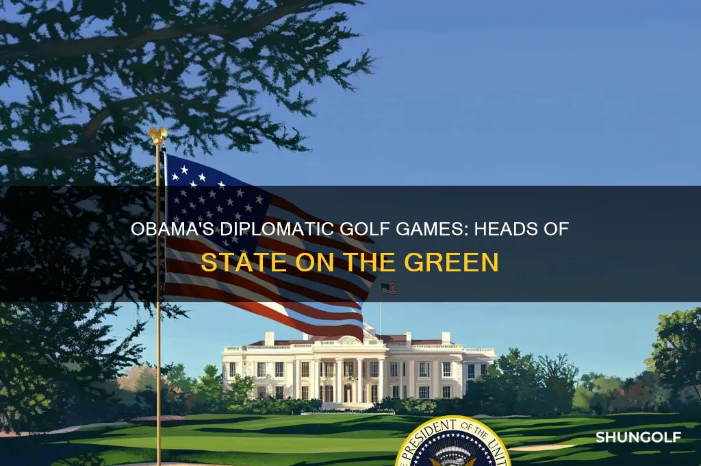 did obama ever golf with any heads of state