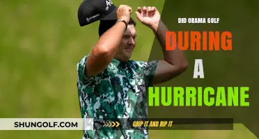 Obama's Golf Game: Hurricane Interruption
