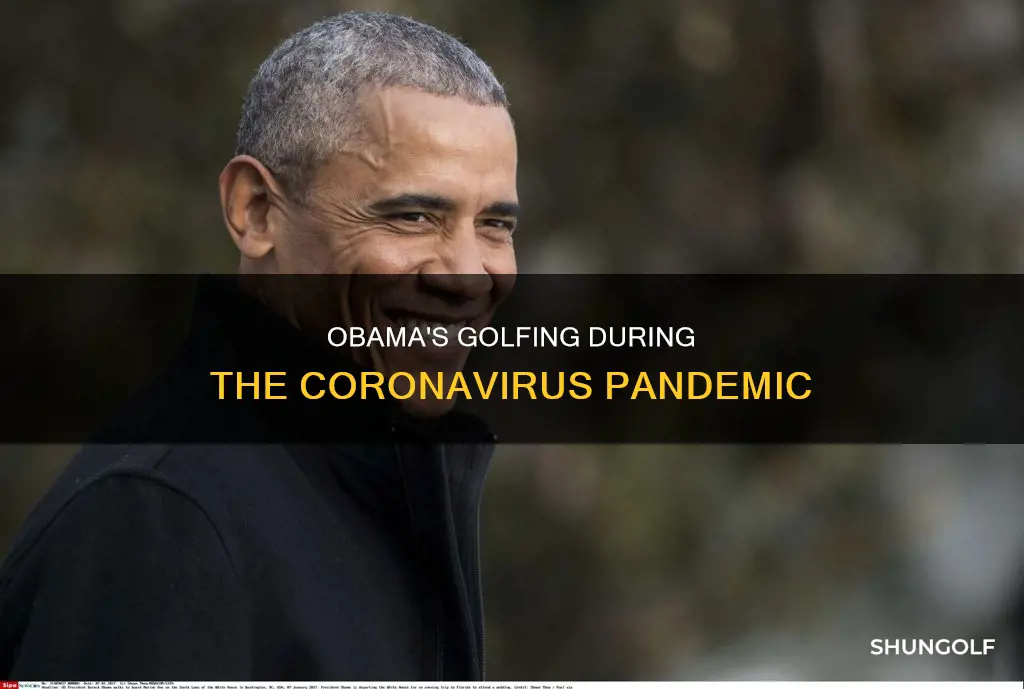 did obama golf during coronavirus