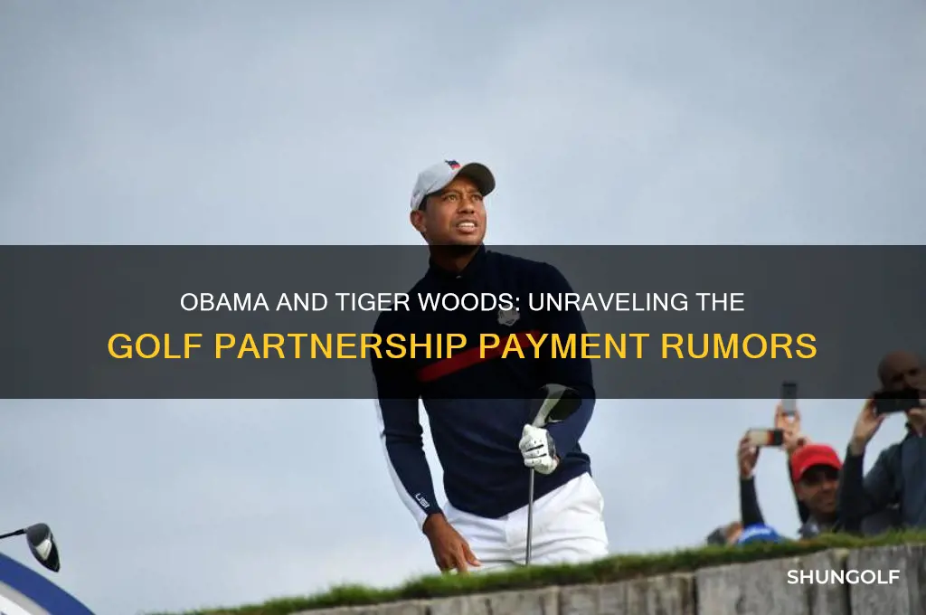 did obama pay tiger woods to golf with him