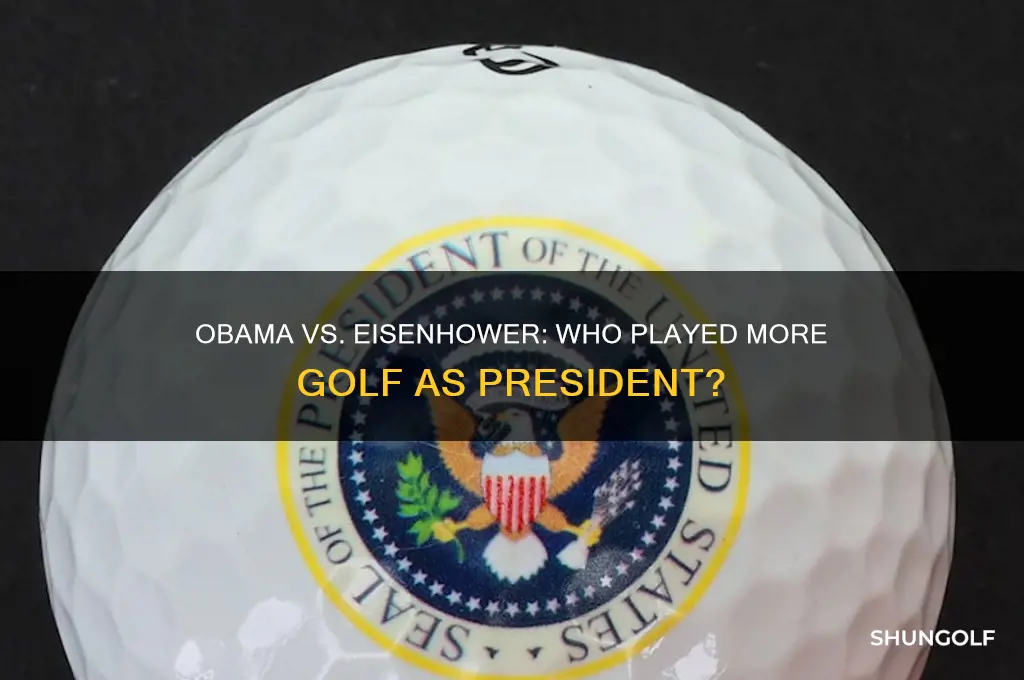 did obama play more golf than eisenhower