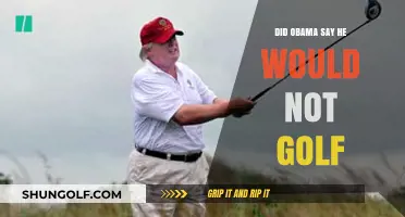 Obama's Golf Promise: Fact-Checking the No-Golfing Claim