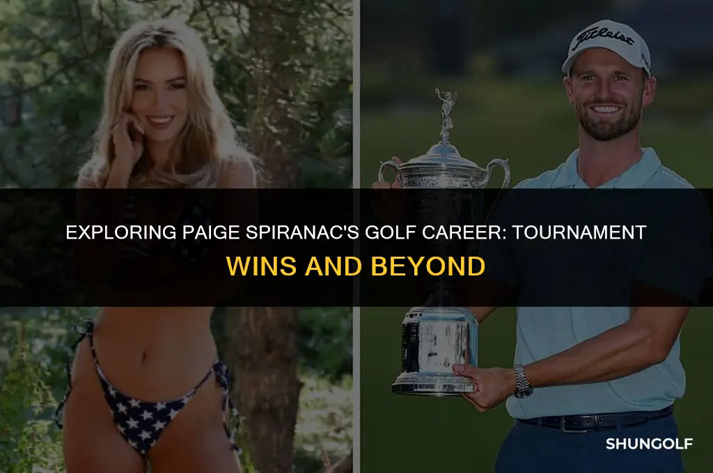 did paige spiranac ever won a golf tournament