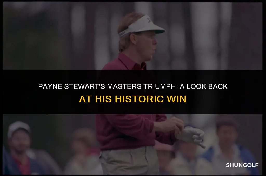did payne stewart ever win the masters golf tournament