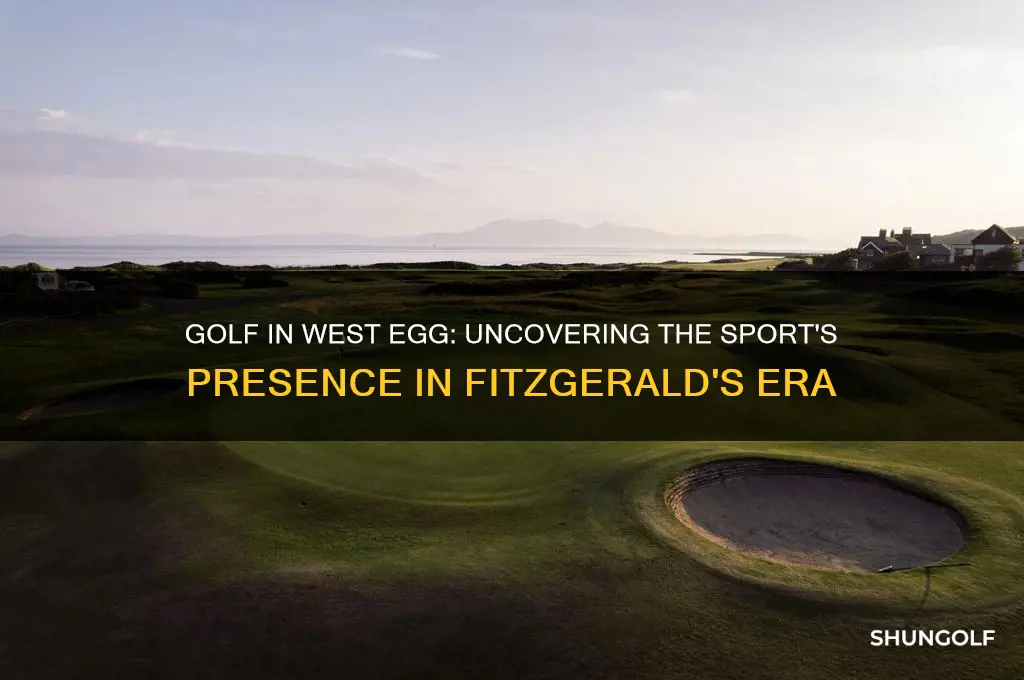 did people play golf in west egg