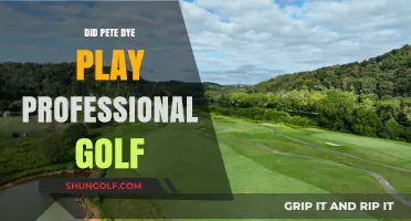Did Pete Dye Ever Compete as a Professional Golfer?