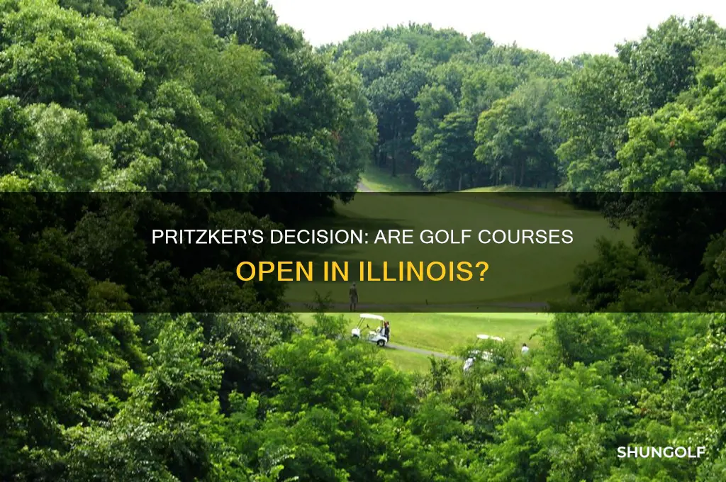 did pritzker open golf courses