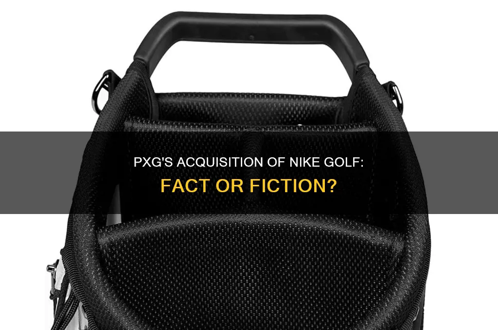 did pxg buy the nike golf business