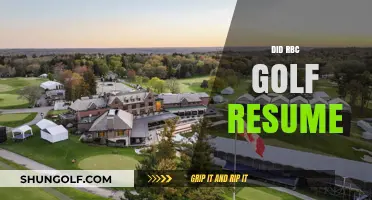 Golf's Return: RBC's Resumption