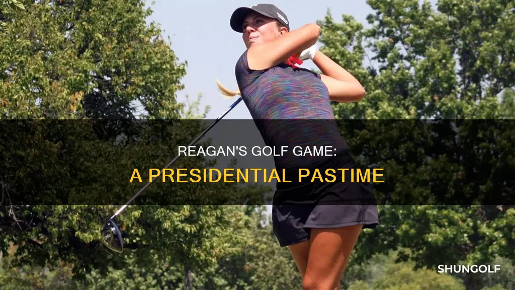 did reagan like golf
