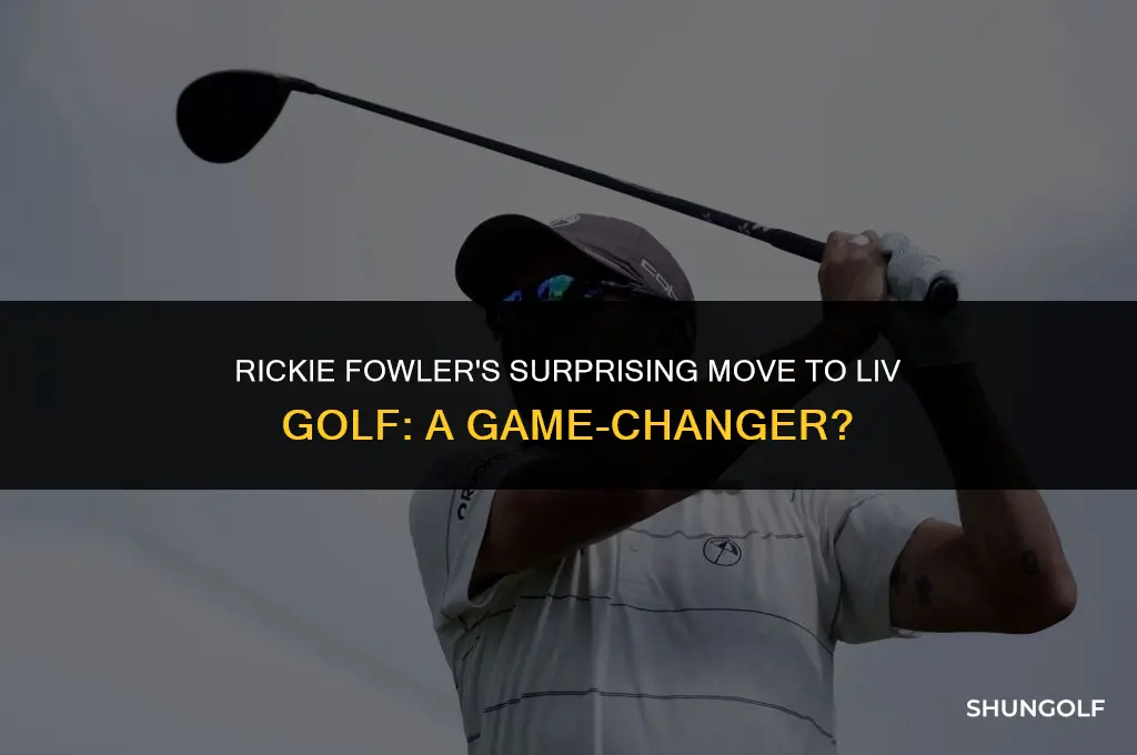 did rickie fowler join live golf