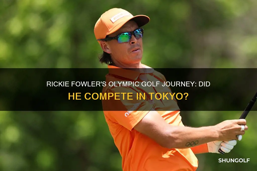 did rickie fowler play golf in the olympics