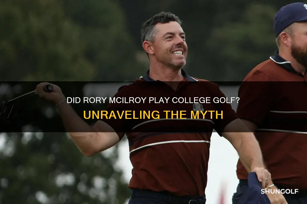 did rory mcilroy play college golf