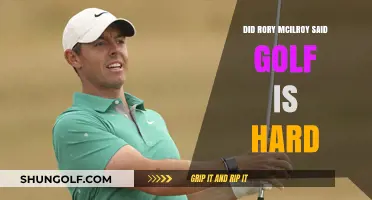 Rory McIlroy's Candid Admission: Golf's Challenges and Hardships