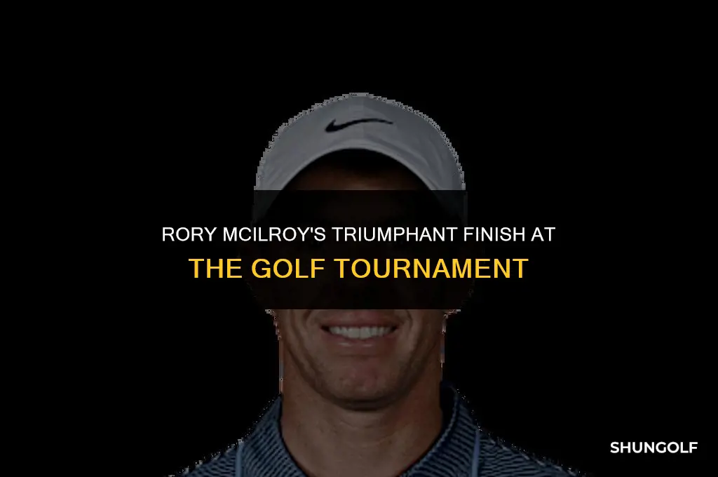 did rory mcilroy win the golf tournament yesterday
