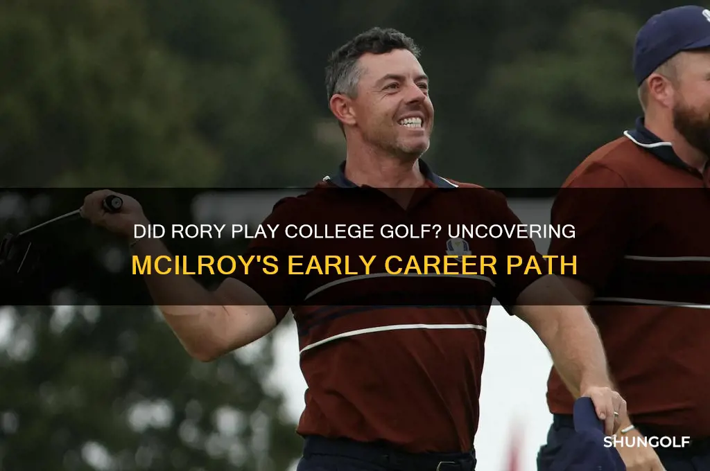 did rory play college golf