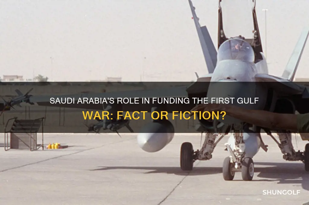 did saudi arabia pay for the first golf war