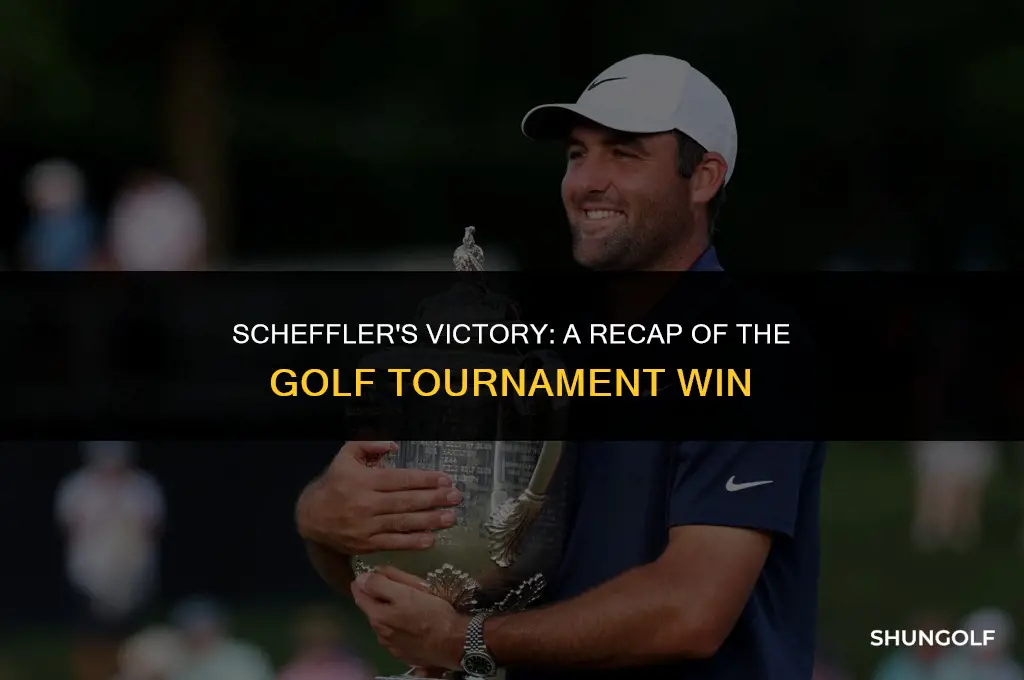 did scheffler win the golf tournament