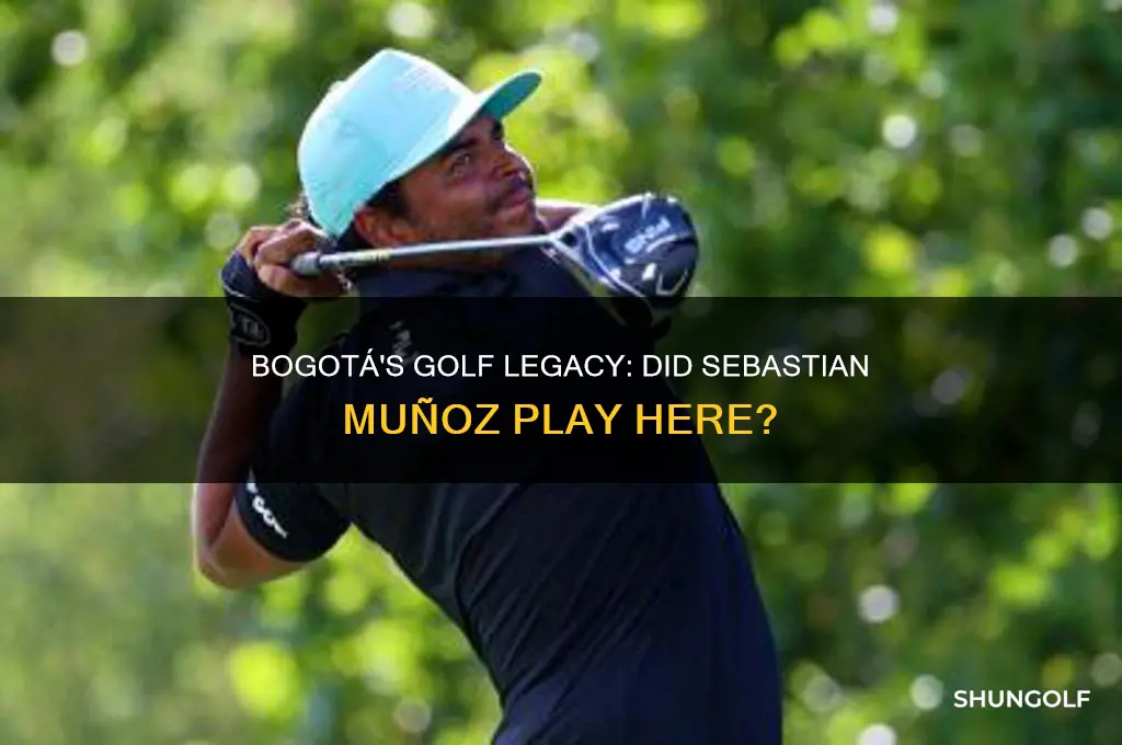 did sebastian muñoz play golf in bogotá