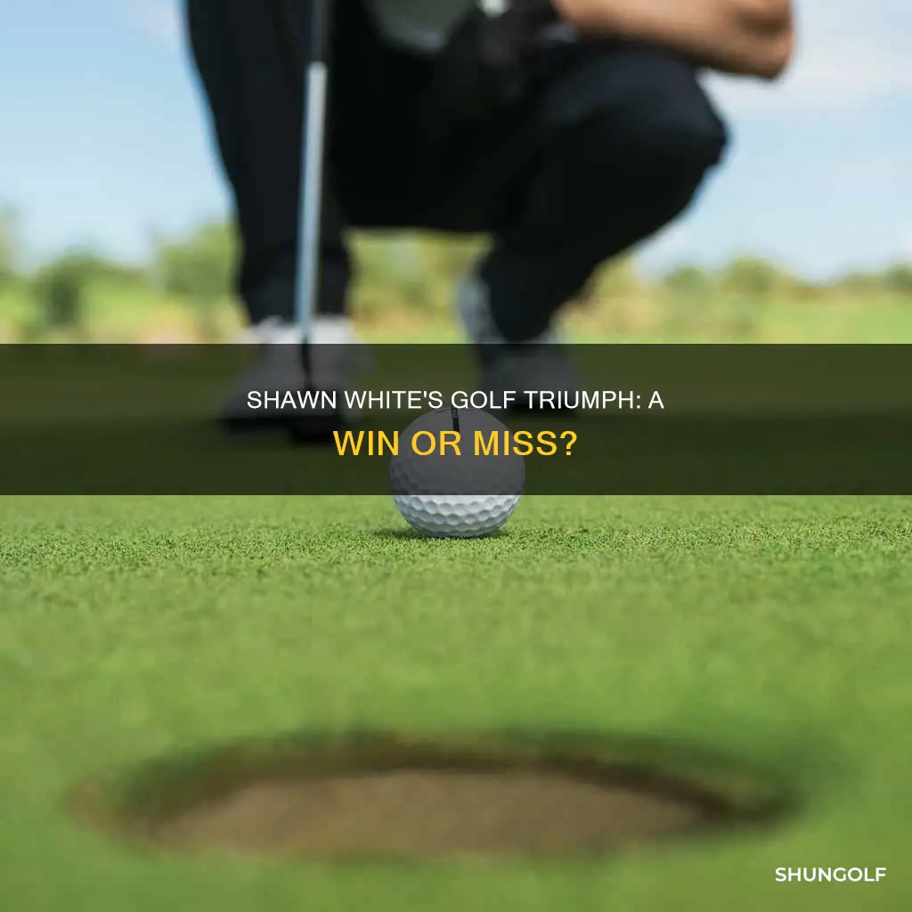 did shawn white win golf
