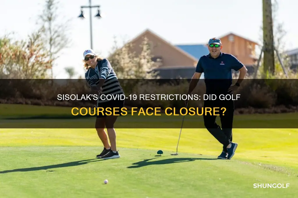 did sisolak close golf courses