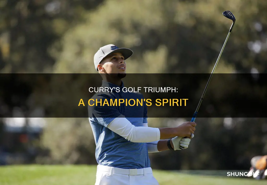 did steph curry win golf