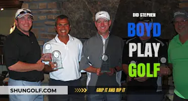 Stephen Boyd's Golf Passion: Fact or Fiction?