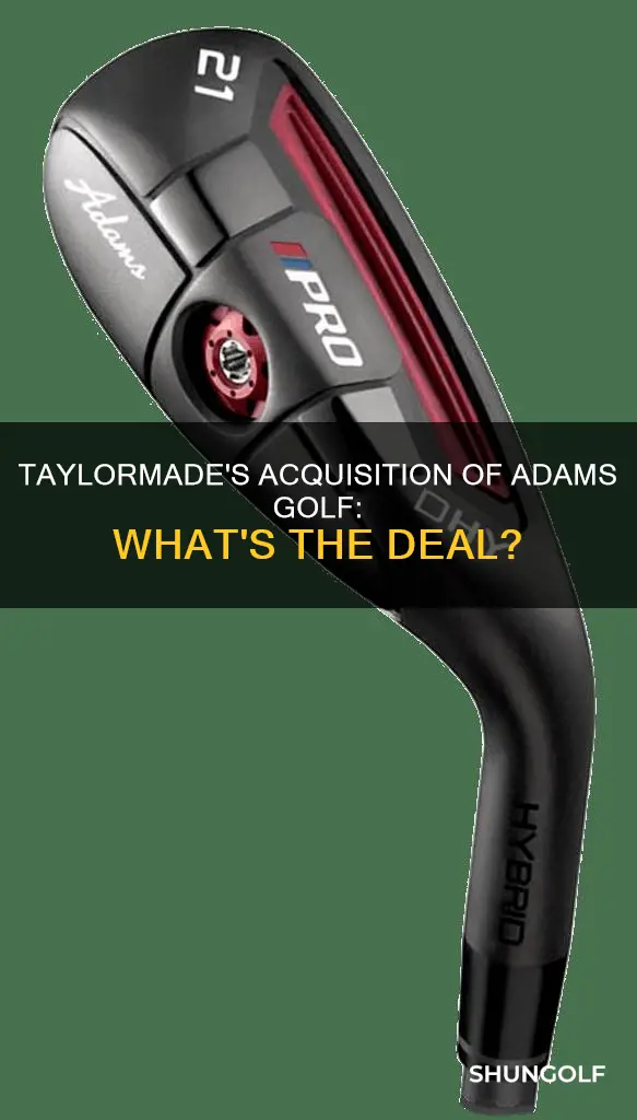 did taylormade buy adams golf
