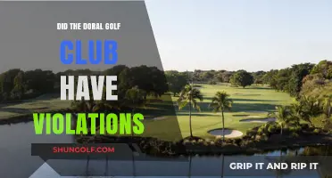 Doral Golf Club Violations: Uncovering the Truth Behind the Allegations
