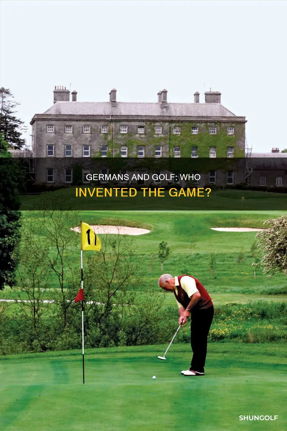 did the germans invent golf