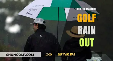 The Masters: Raining on Golf's Parade