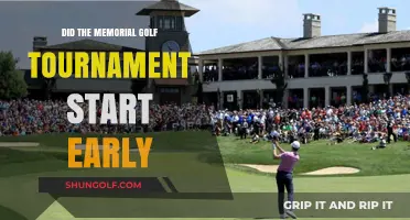 Teeing Off Ahead of Schedule: The Early Start of the Memorial Golf Tournament