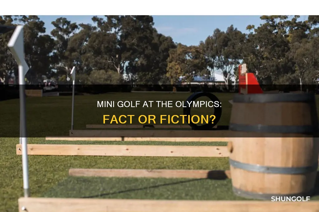 did the olympics have a mini golf