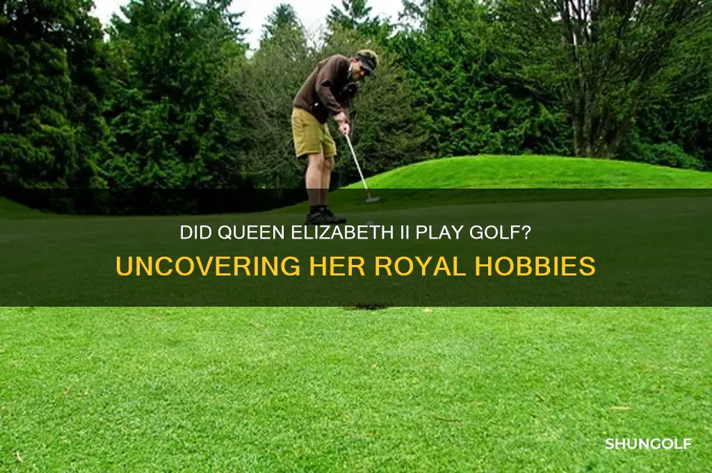 did the queen play golf