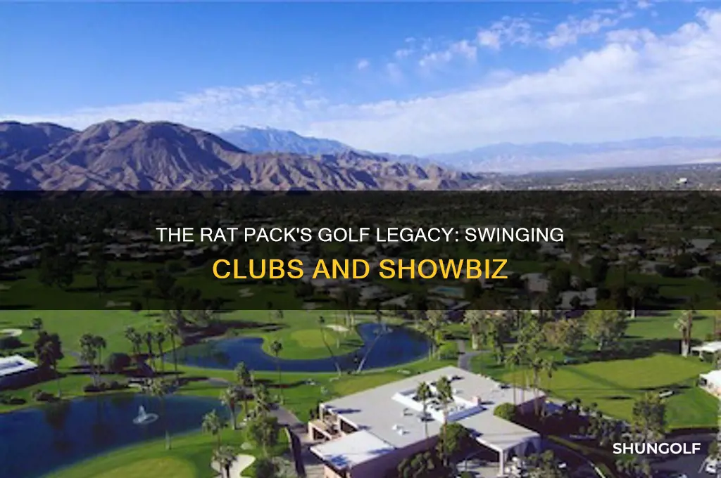 did the rat pack play golf
