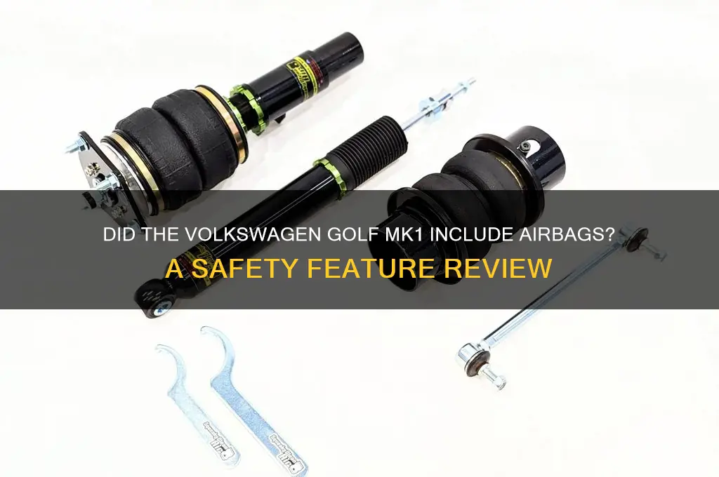 did the volkswagen golf mk1 have airbags