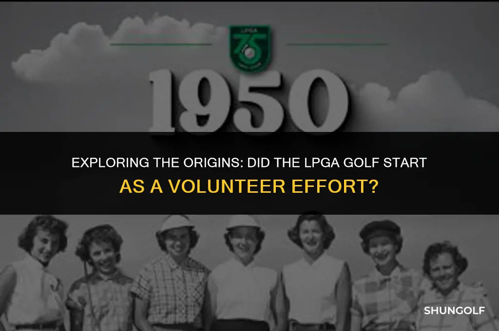 did the volunteer of america lpga golf start