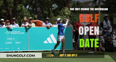 Australian Golf Open Date Change: What You Need to Know